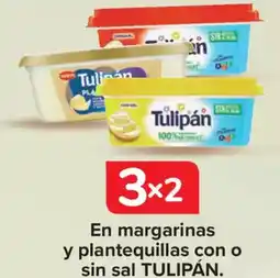 Carrefour TULIPÁN En margarinas y plantequillas con o sin sal oferta