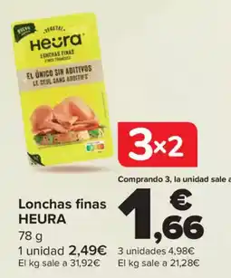 Carrefour HEURA Lonchas finas oferta