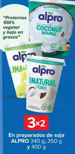 Carrefour ALPRO En preparados de soja oferta