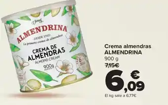 Carrefour ALMENDRINA Crema almendras oferta