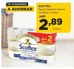 Alimerka Scottex papel higienico dermo cuidado oferta