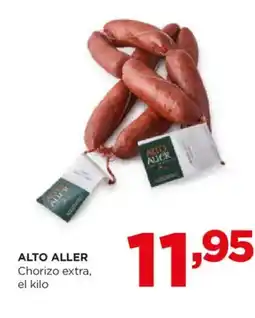 Alimerka ALTO ALLER Chorizo extra, el kilo oferta