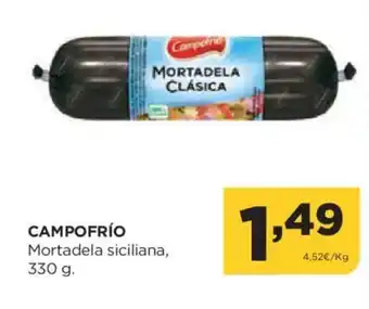 Alimerka CAMPOFRÍO Mortadela siciliana oferta