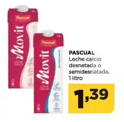 Alimerka PASCUAL Leche calcio desnatada o semidesnatada oferta