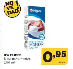 Alimerka IFA ELIGES Nata para montar oferta