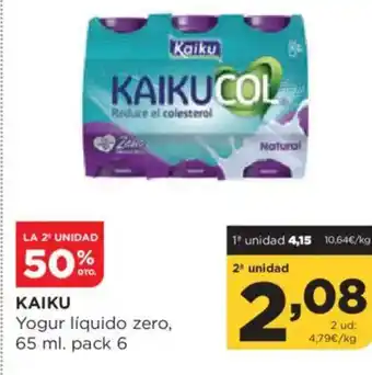 Alimerka KAIKU Yogur líquido zero oferta