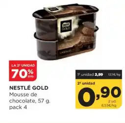 Alimerka NESTLÉ GOLD Mousse de chocolate oferta