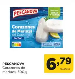 Alimerka PESCANOVA Corazones de merluza oferta