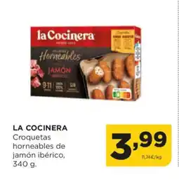 Alimerka LA COCINERA Croquetas horneables de jamón ibérico oferta