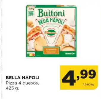 Alimerka BELLA NAPOLI Pizza 4 quesos oferta