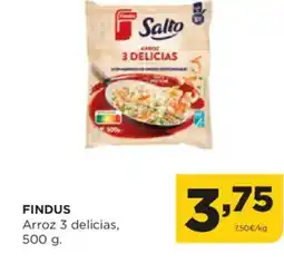 Alimerka FINDUS Arroz 3 delicias oferta