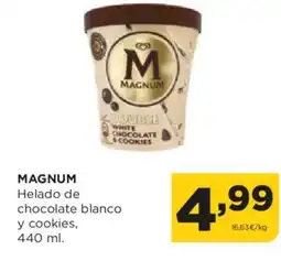 Alimerka MAGNUM Helado de chocolate blanco y cookies oferta