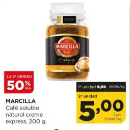 Alimerka MARCILLA Café soluble natural creme express oferta