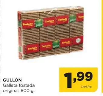 Alimerka GULLÓN Galleta tostada original oferta