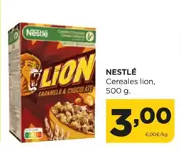 Alimerka NESTLÉ Cereales lion oferta