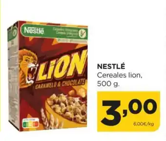 Alimerka NESTLÉ Cereales lion oferta