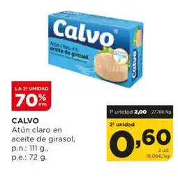 Alimerka CALVO Abún caso en aceite de girasol oferta