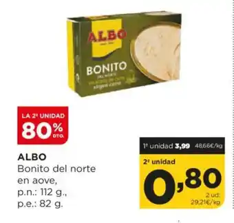 Alimerka ALBO Bonito del norte oferta