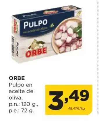 Alimerka ORBE Pulpo en aceite de oliva oferta