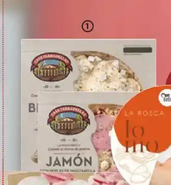 Alimerka CASA TARRADELLAS Pizza fresca fermentación lenta 4 quesos o jamón queso oferta