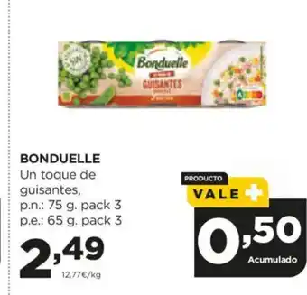 Alimerka BONDUELLE Un toque de GUISANTES oferta