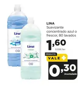 Alimerka LINA Suavizante concentrado azul o frescor, 80 lavados oferta