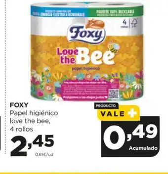 Alimerka FOXY Papel higiénico love the bee oferta