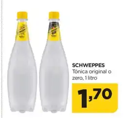 Alimerka SCHWEPPES Tónica original o zero oferta