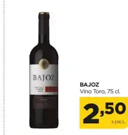 Alimerka BAJOZ Vino Toro oferta