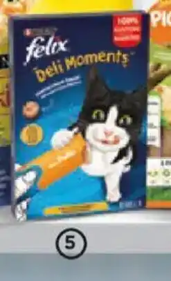 Alimerka FELIX Snack para gatos deli moments, con pollo o salmón oferta