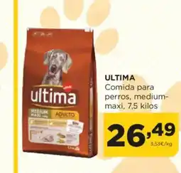 Alimerka ULTIMA Comida para perros, medium- maxi oferta