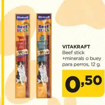 Alimerka VITAKRAFT Beef stick +minerals o buey para perros oferta