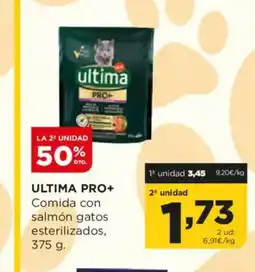 Alimerka ULTIMA PRO+ Comida con salmón gatos oferta