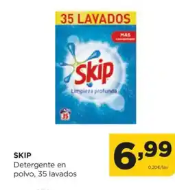 Alimerka SKIP Detergente en polvo, 35 lavados oferta