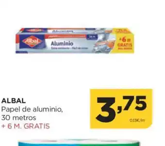 Alimerka ALBAL Papel de aluminio oferta