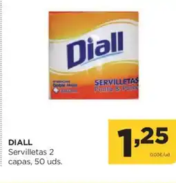 Alimerka DIALL Servilletas 2 capas oferta