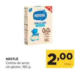 Alimerka NESTLÉ Crema de arroz sin gluten oferta