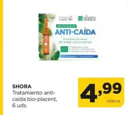 Alimerka SHORA Tratamiento anti- caída bio-placent oferta