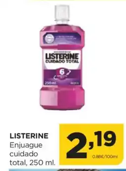 Alimerka LISTERINE Enjuague cuidado total oferta