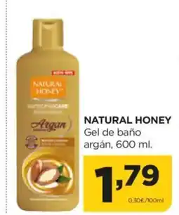 Alimerka NATURAL HONEY Gel de baño argán oferta