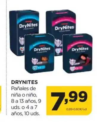 Alimerka DRYNITES Pañales de niña o niño oferta