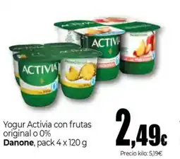 Unide Supermercados DANONE Yogur líquido Actimel natural clásico o 0% oferta