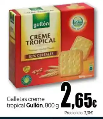 Unide Supermercados GULLON Galletas creme tropical oferta