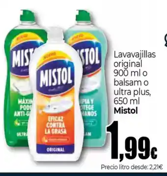 Unide Supermercados MISTOL Lavavajillas original oferta