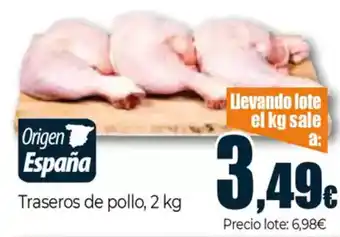 Unide Supermercados Traseros de pollo oferta