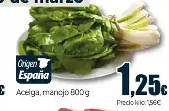 Unide Supermercados Acelga, manojo oferta