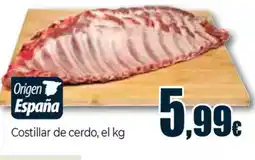 Unide Supermercados Costillar de cerdo oferta