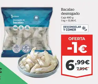 La Sirena Bacalao desmigado oferta