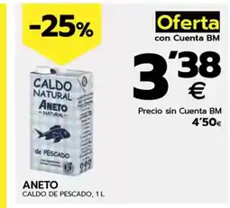 BM Supermercados ΑΝΕΤΟ Caldo de pescado oferta