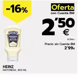 BM Supermercados HEINZ Mayonesa oferta